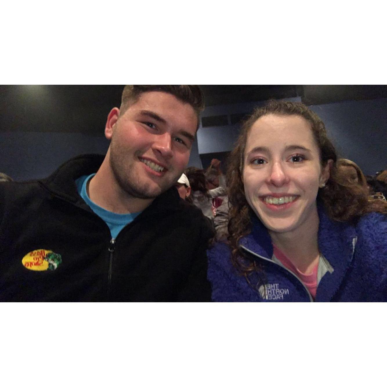 Our very first picture together on our first ever date at Dollywood 2017!