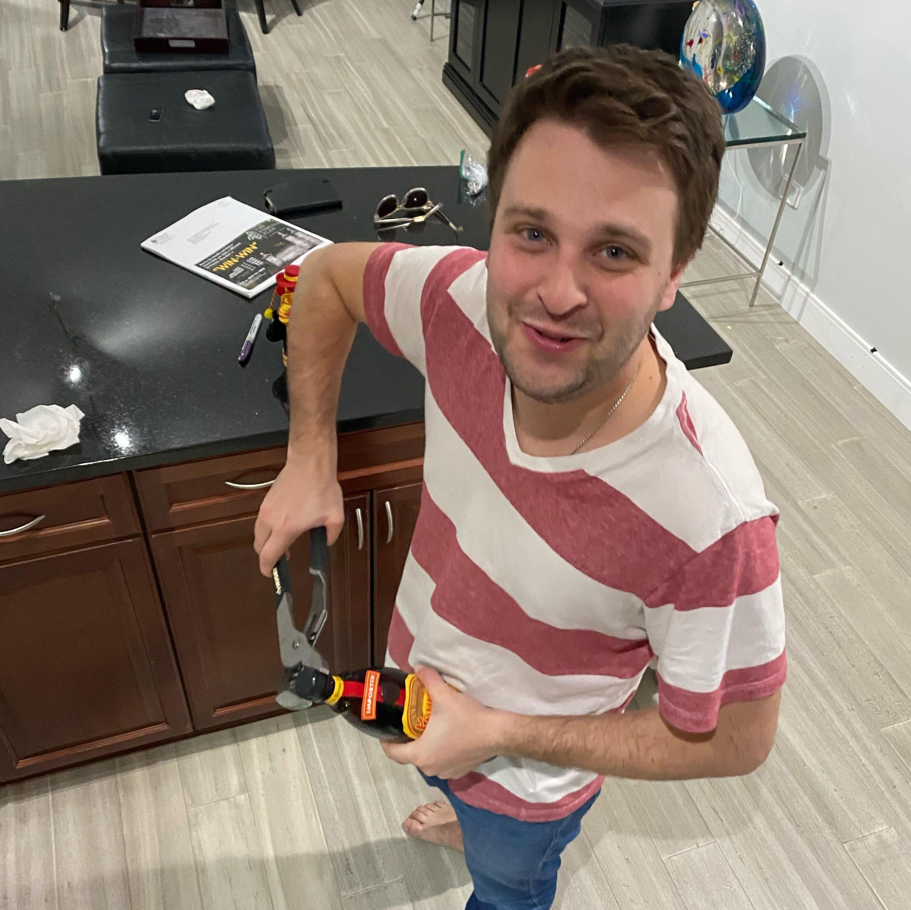 COVID changed our lives in many ways, and made us think outside of the box. Some challenges were big, some were small. Shane had to figure out how to open decades old alcohol.