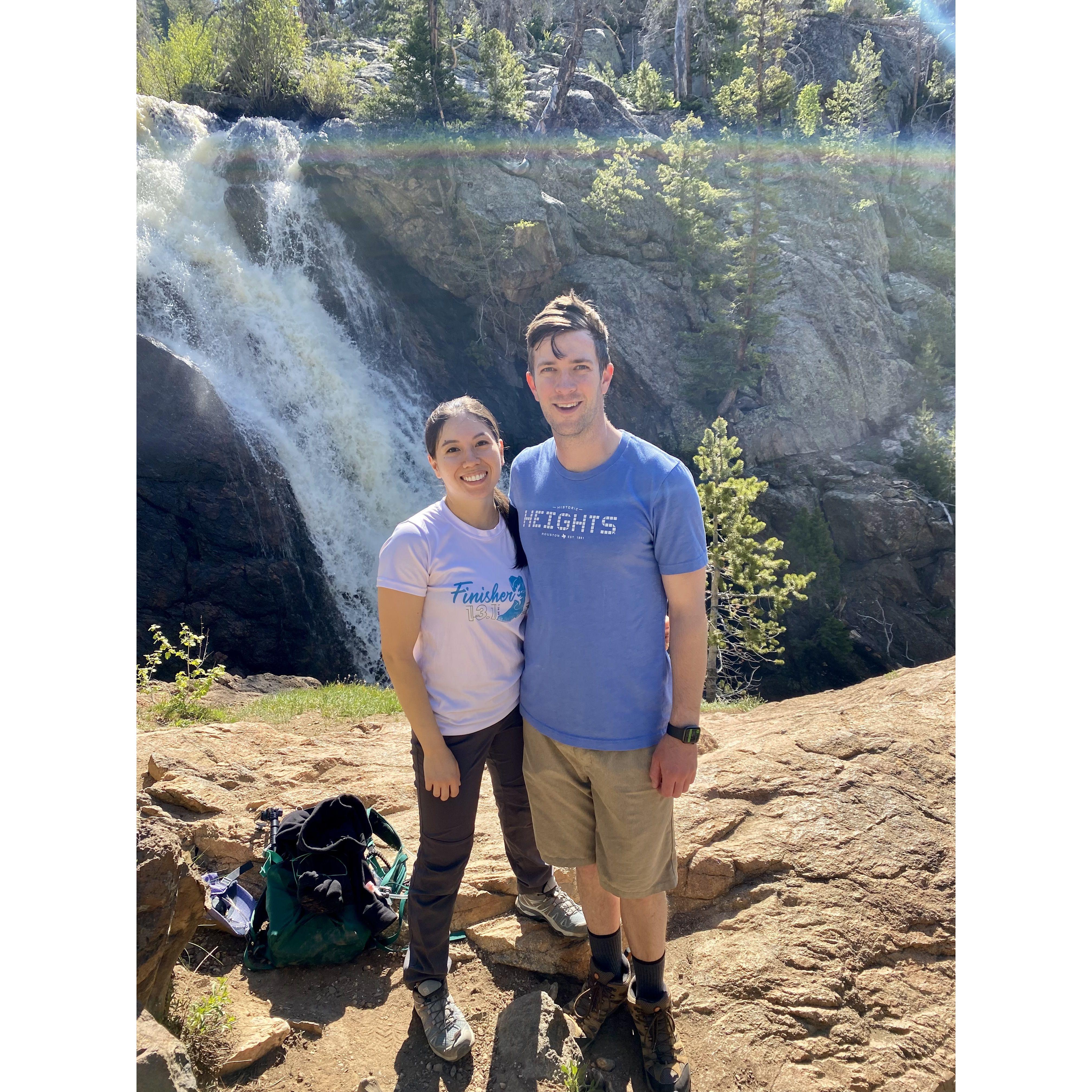 Hiked Fishcreek Falls in Steamboat Springs, CO