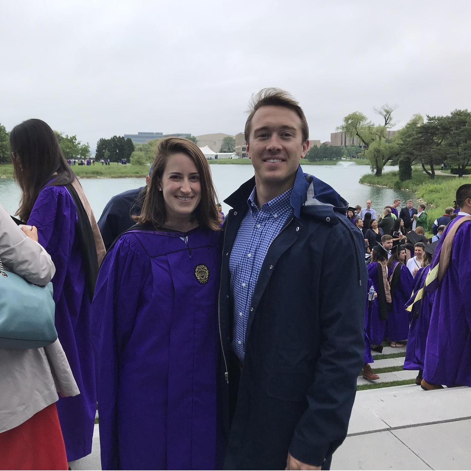 Allison's graduation from Kellogg