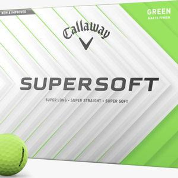 Supersoft Matte Green Golf Balls