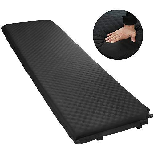 Bessport Sleeping Pad Inflatable Extra Thickness, Self-Inflating 2 Inches Ultralight Camping pad for Backpacking Adults, Traveling and Hiking