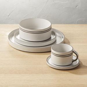 5-Piece Pitch White Place Setting