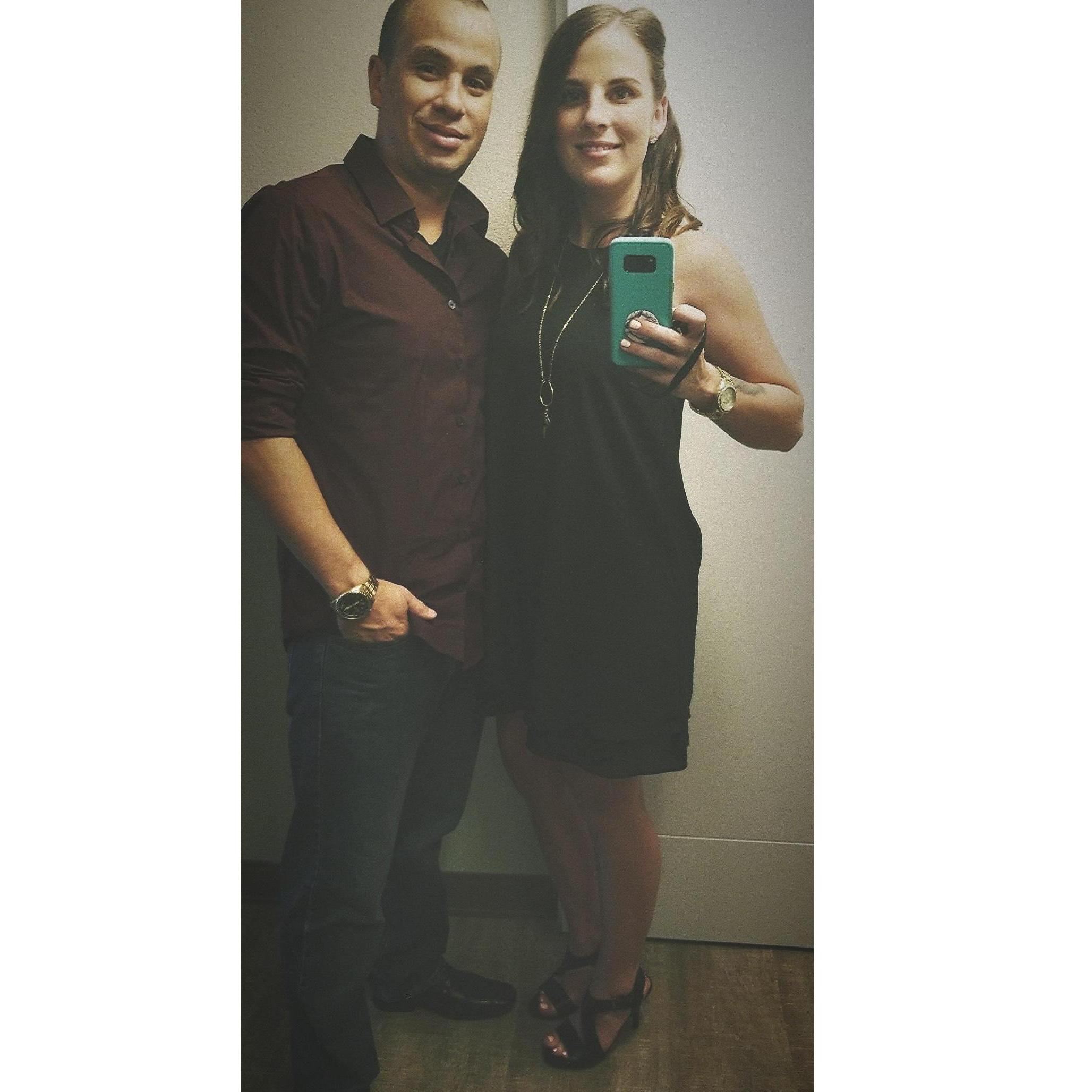 we are typically home bodies, but we clean up nice! my first R+F event