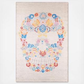 District Skull Area Rug