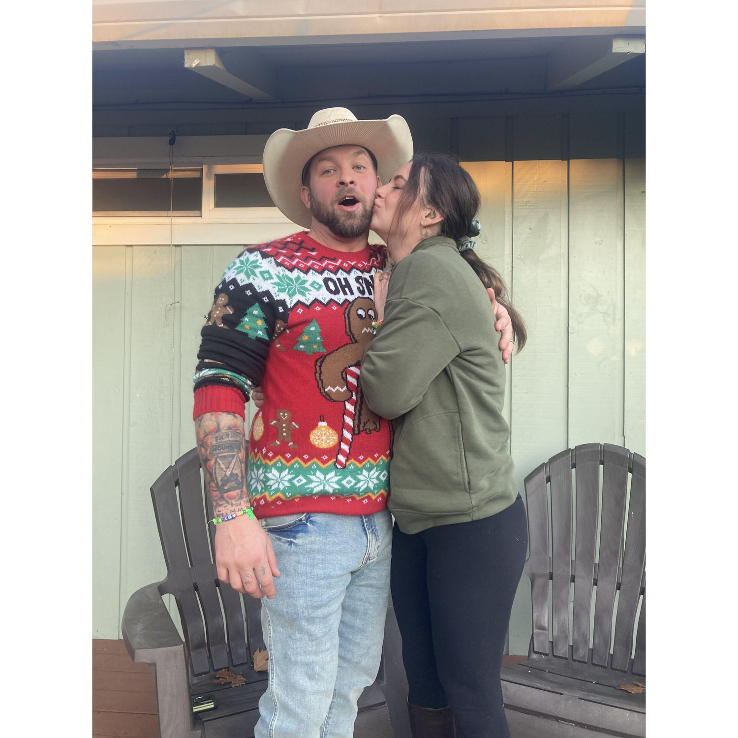 He always looks surprised when I love on him???