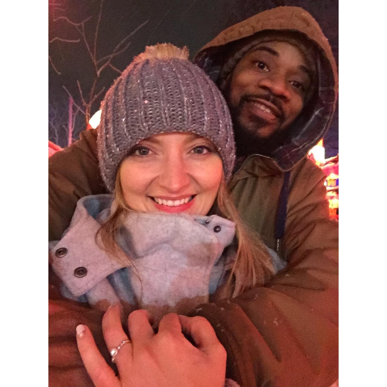 The night Kevin proposed to Kelli!