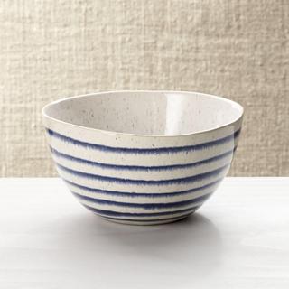 Lina Stripe Cereal Bowl, Set of 4