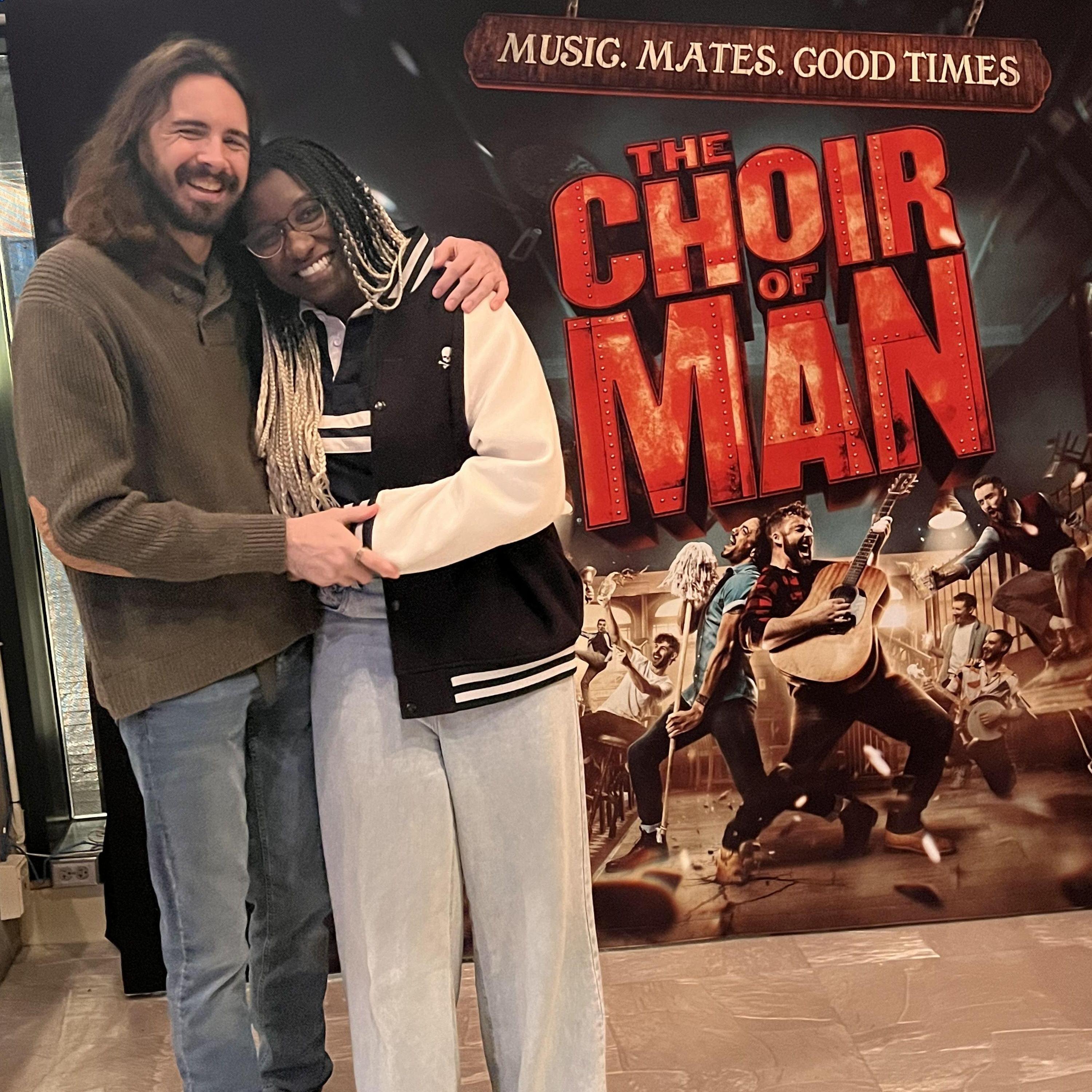 Going to musicals together. This one had a live bar on stage :)