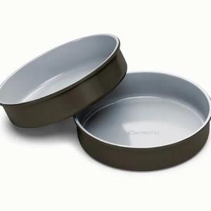 Black Circle Pan Duo | Ceramic Non-Stick & Non-Toxic | Caraway