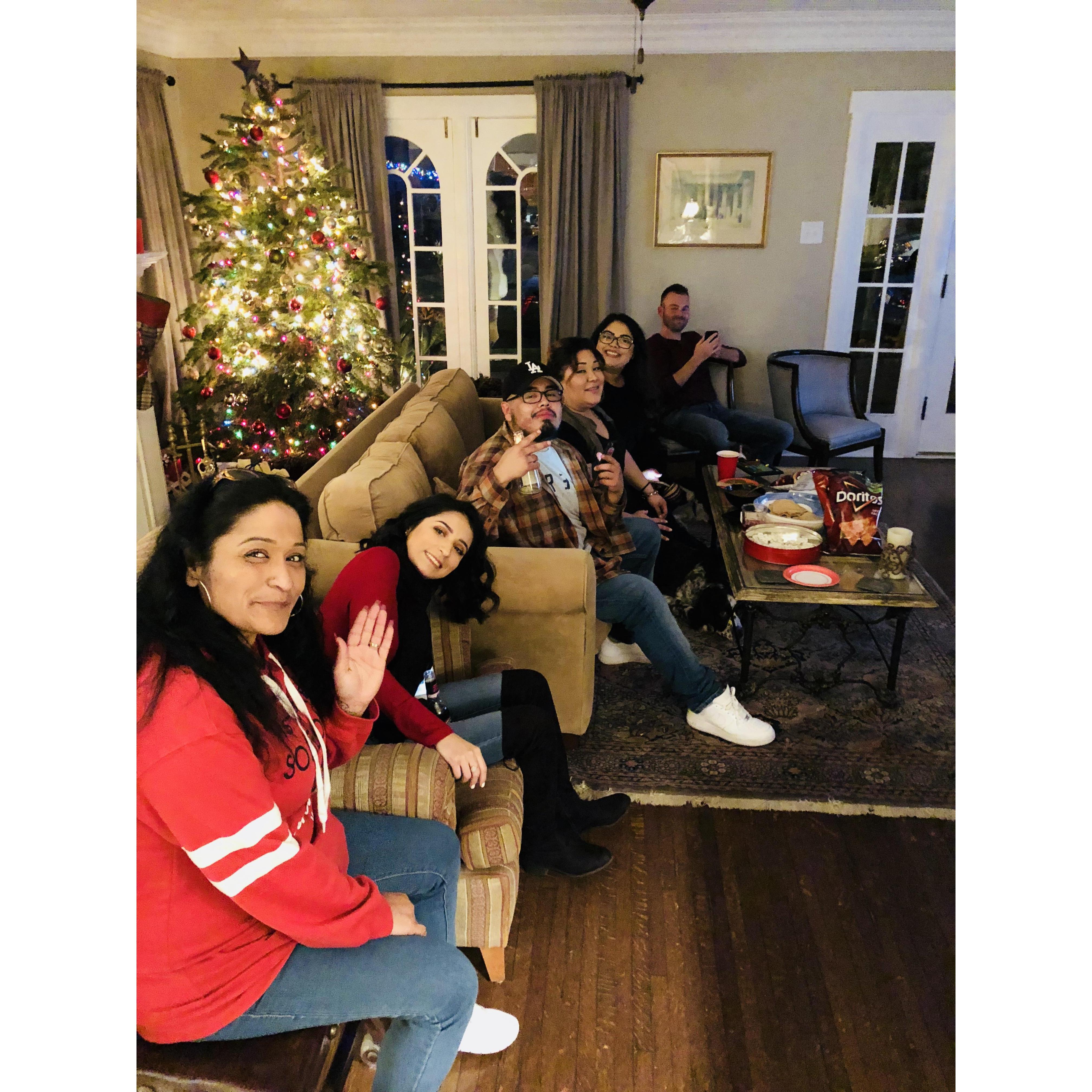 The Rivera, Melendez party celebrating Christmas! 🎄 🎁
