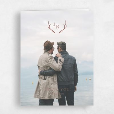 Camel, Brown Wedding Thank You - Denver Photo