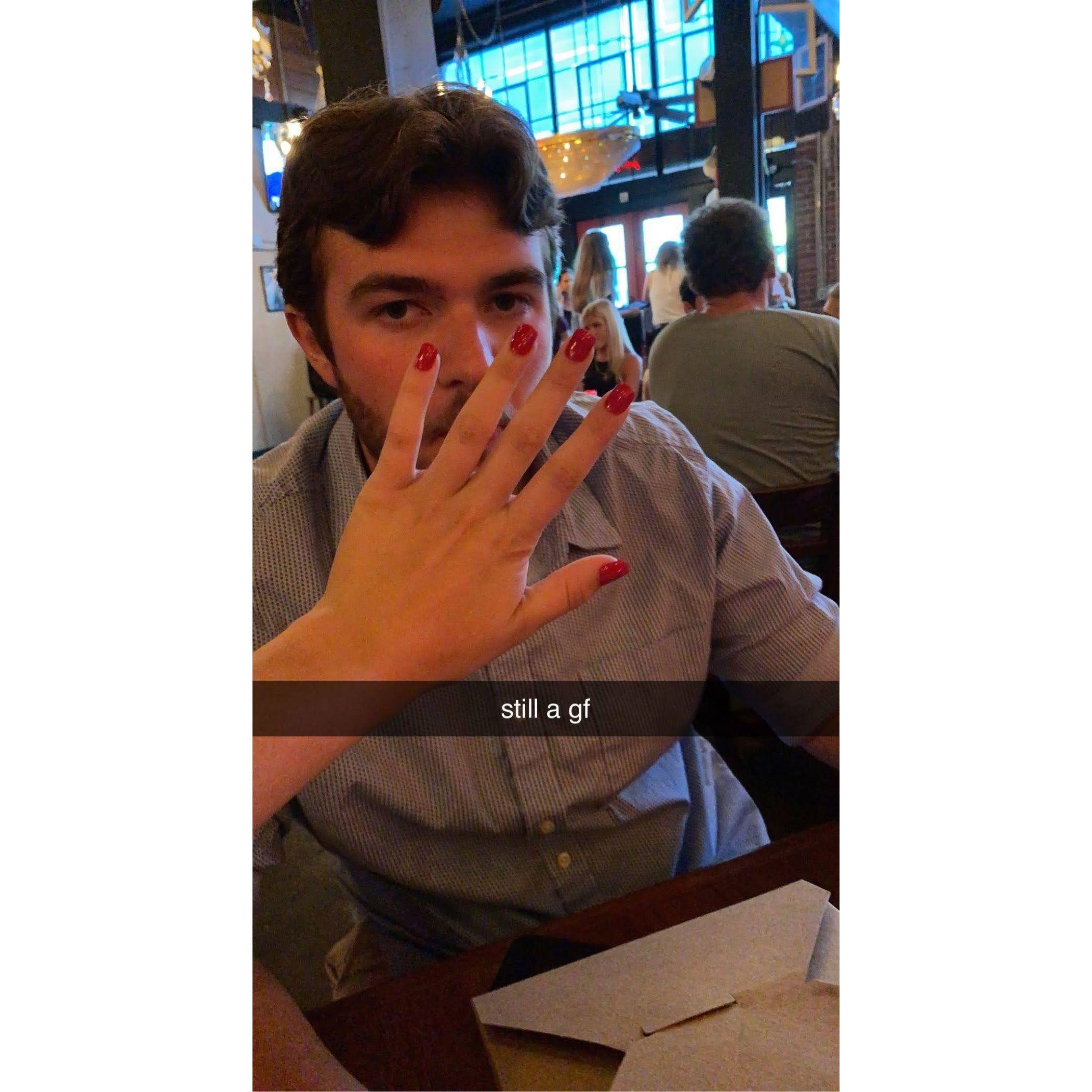 The LAST photo taken before Shane proposed