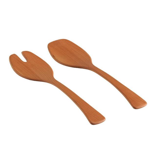 Andrew Pearce Salad Servers for Large Bowl (Cherry)