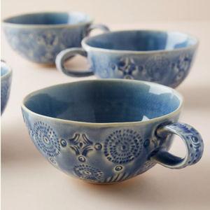 Old Havana Mugs, Set of 4