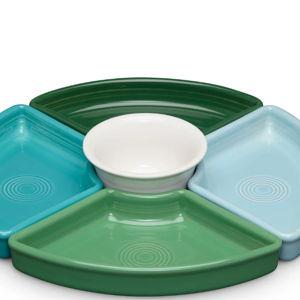 Aegean 5-Piece Mixed Colors Entertaining Set 8 1/5 Inch