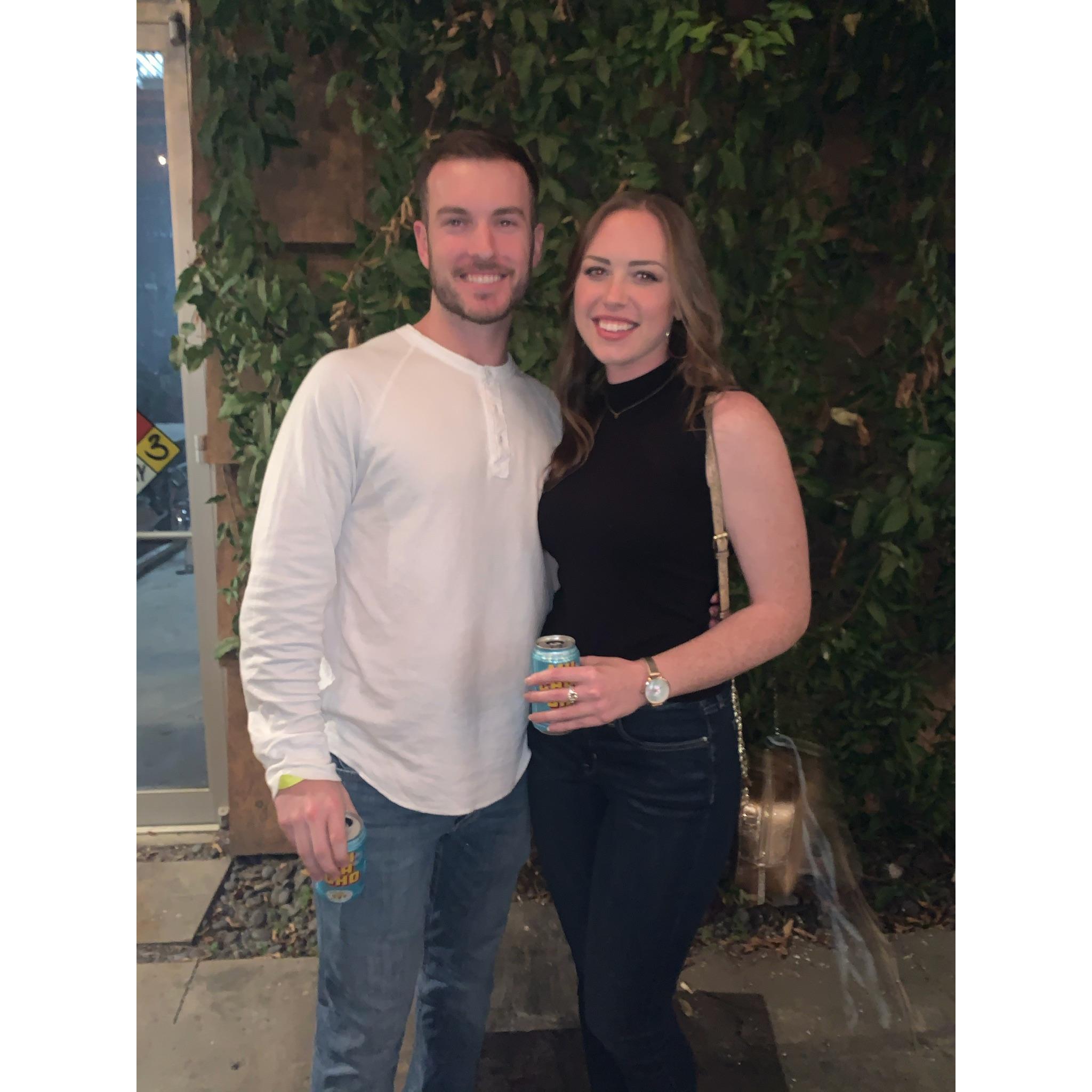 Our first picture together.