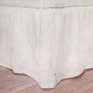 Linen Pleated Bed Skirt