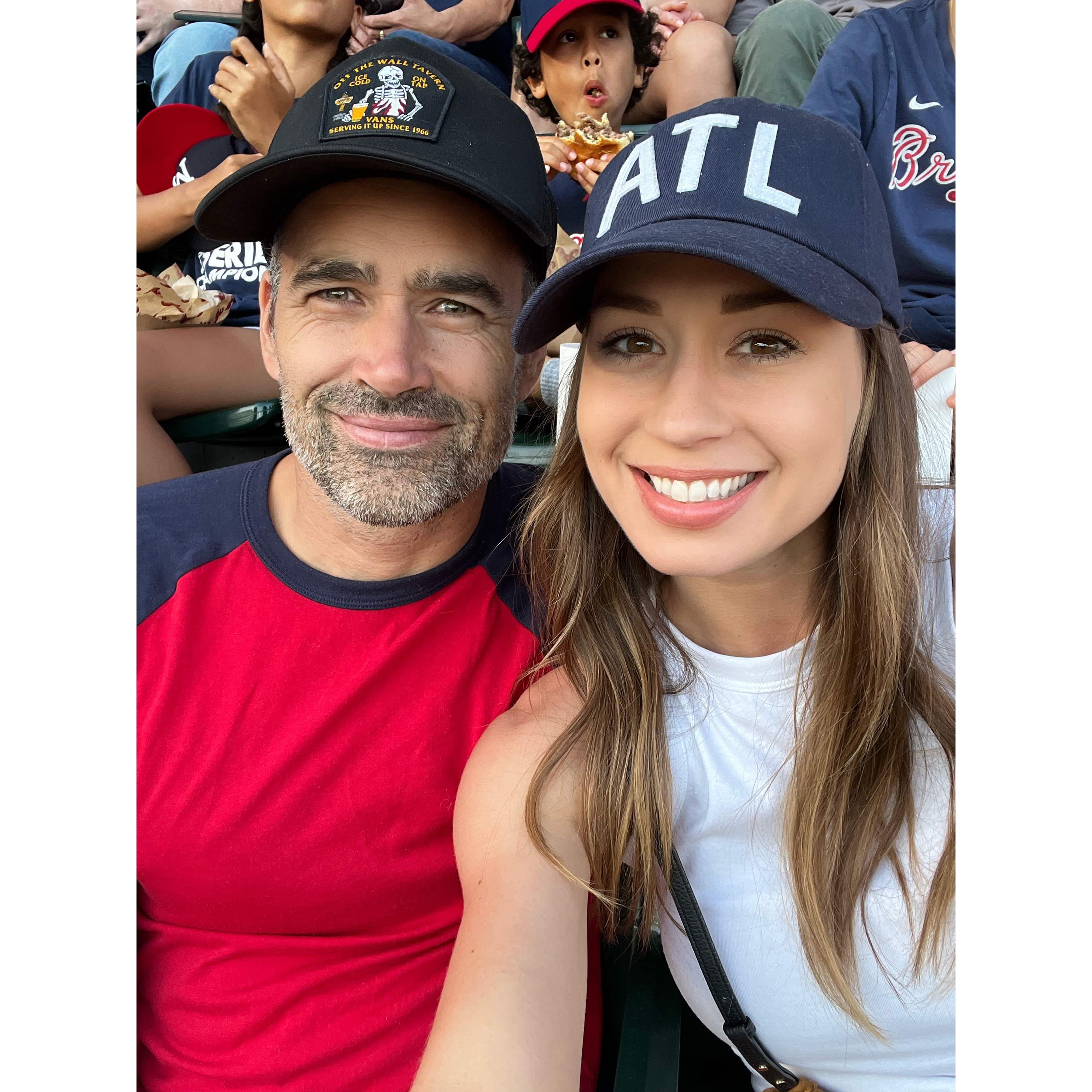 Embracing our temporary home in Georgia and supporting the local team.