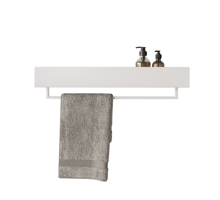 White VASCA Bathroom Shelf