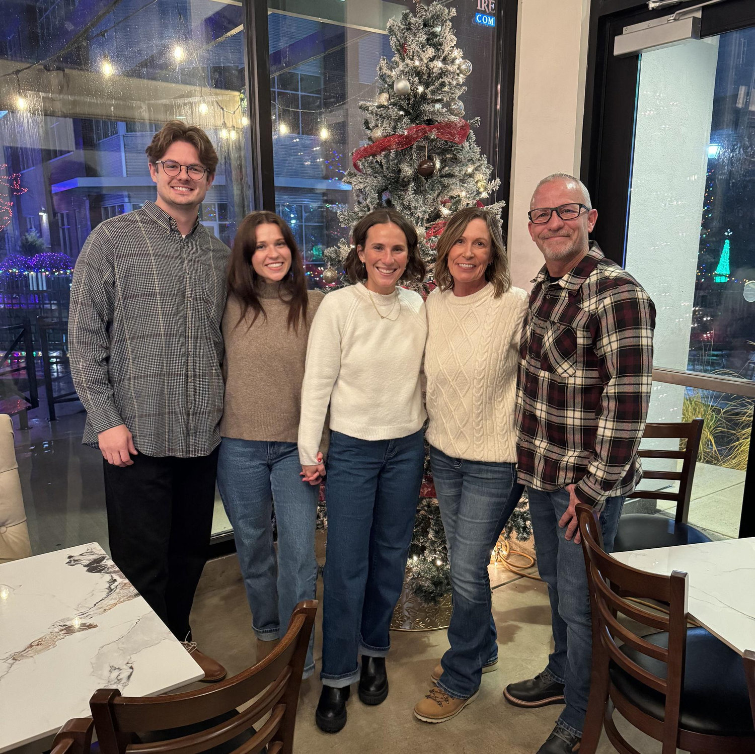 Our first Christmas in Boise together!