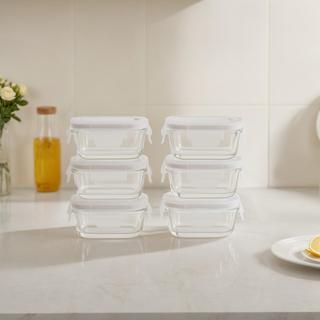 12-Piece Mini Glass Container Set