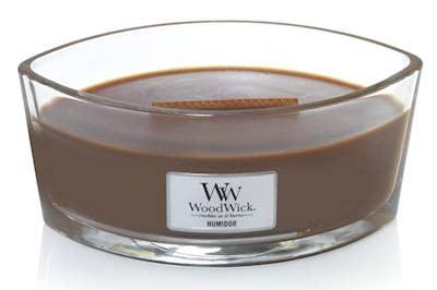 WoodWick Ellipse Scented Candle, Humidor, 16oz | Up to 50 Hours Burn Time