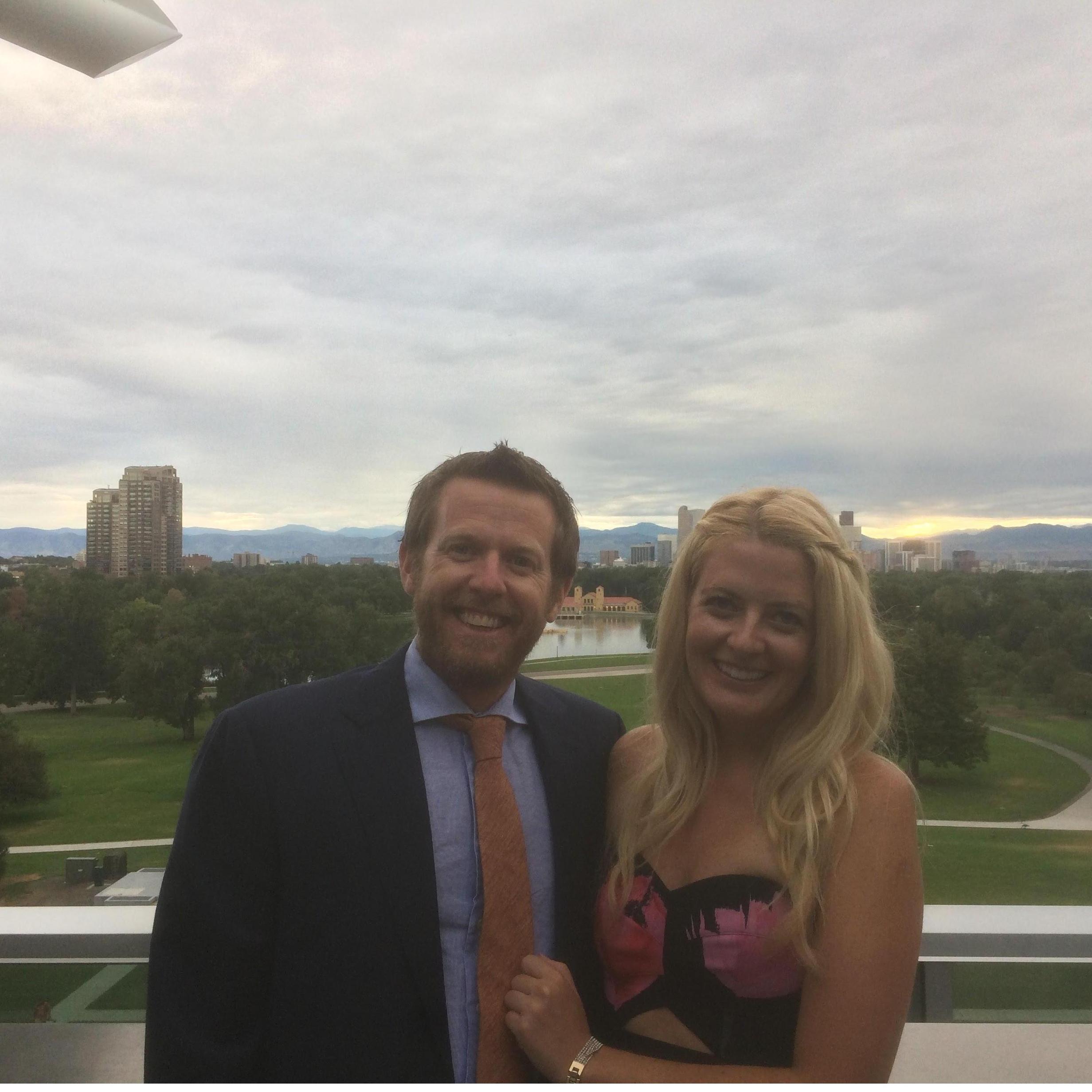 City Park during the wedding of David and Kati! You can see the City Park Pavilion in the background.