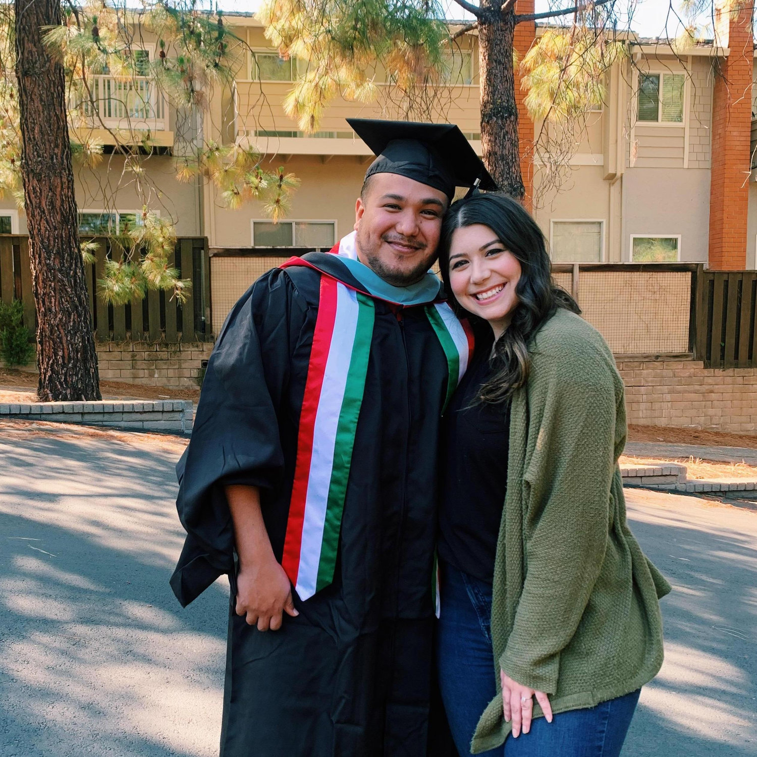 Celebrating Manuel completing his Master's degree!