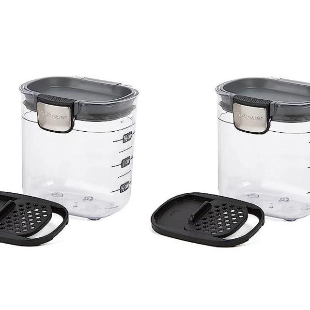 Progressive PKS-401 1.5 Cup Mini Prokeeper + Airtight Silicone Seal Storage Container Great For Spices & Baking Acessories Set of 2