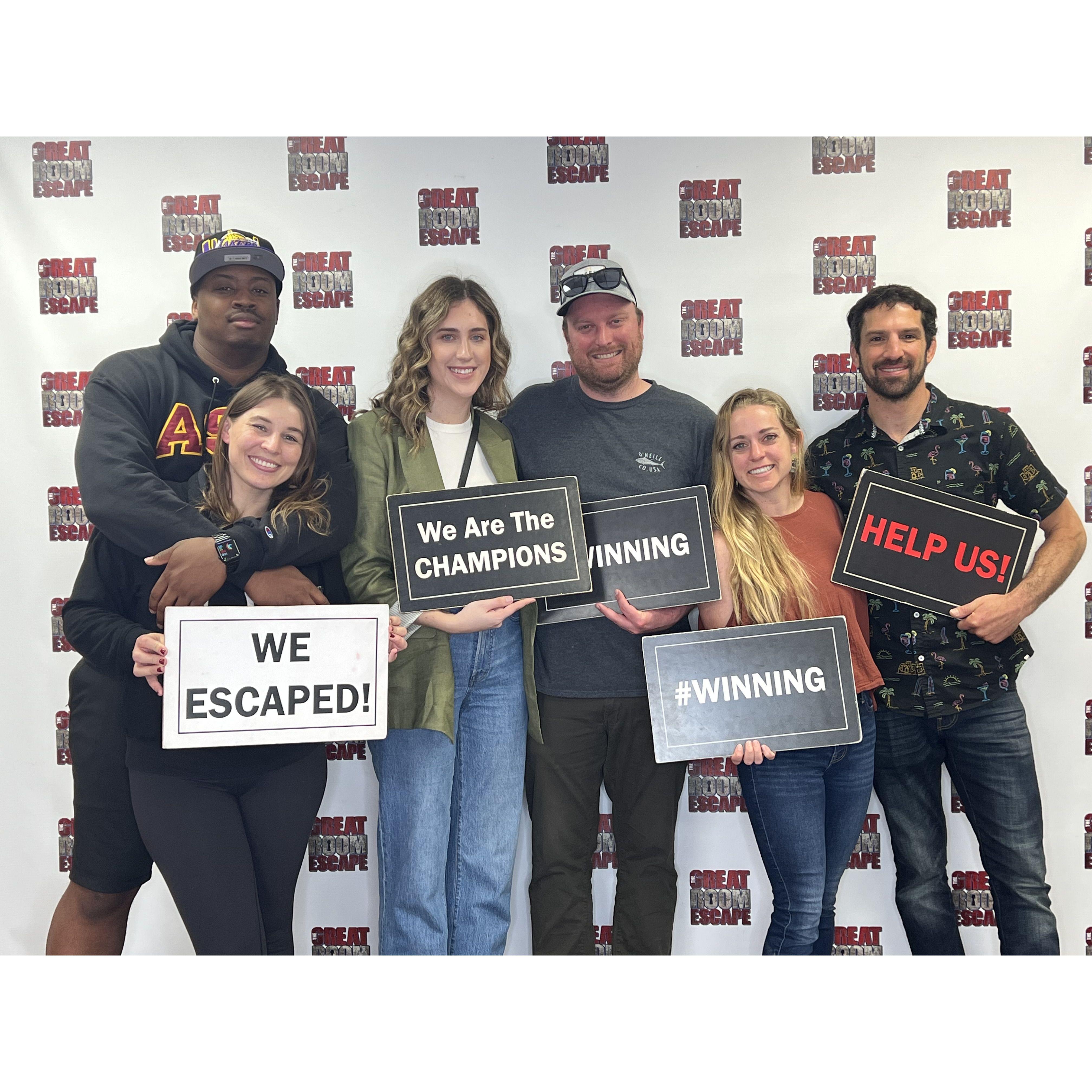 We Escaped!