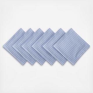 Small Check Napkin, Set of 6