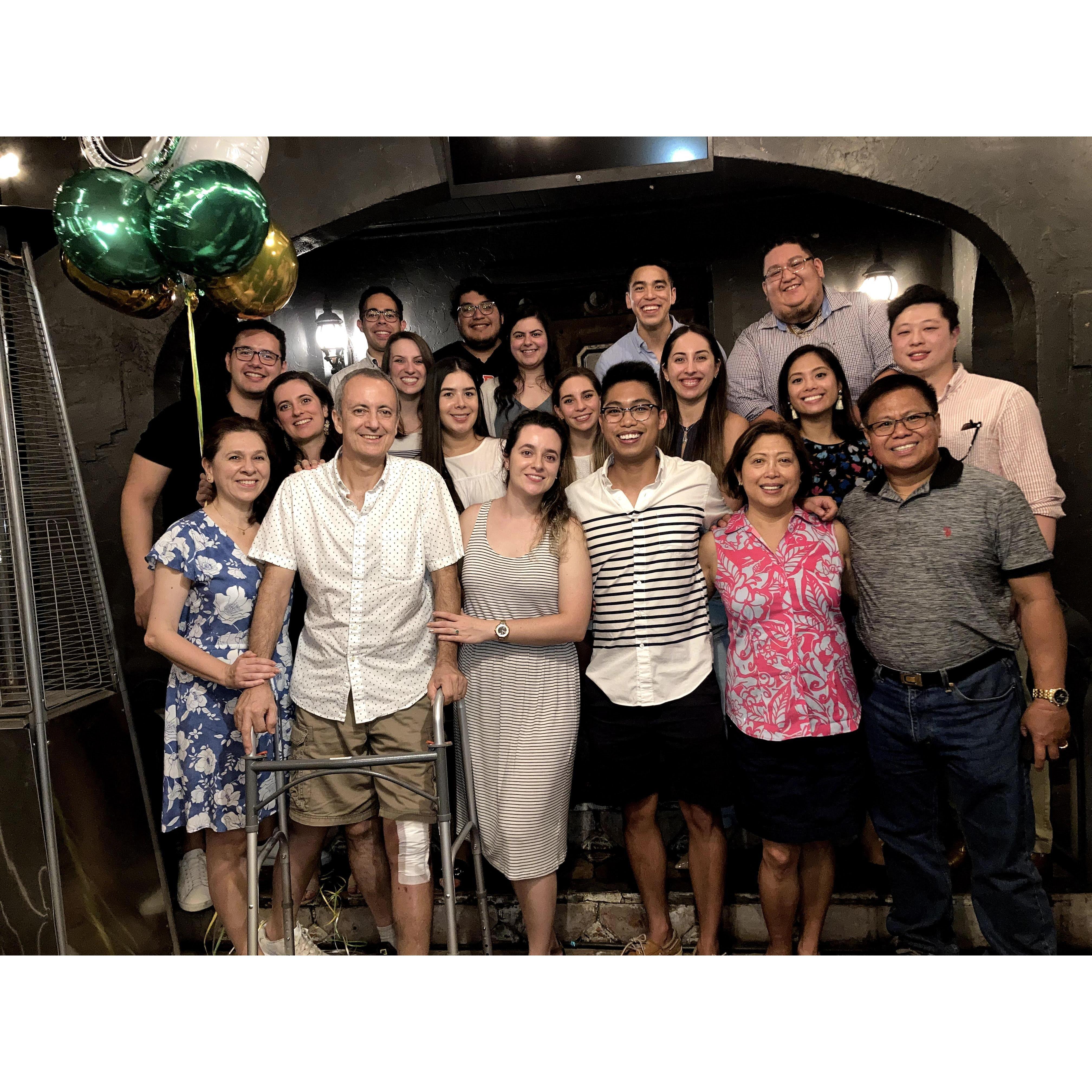 Our friends and family have supported our relationship for a long time, we wouldn't have gotten to where we are without them now. We are very grateful for their love and prayers!