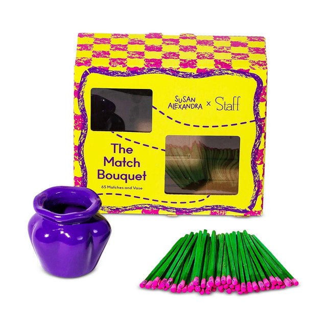 Staff The Match Bouquet Safety Matches and Holder