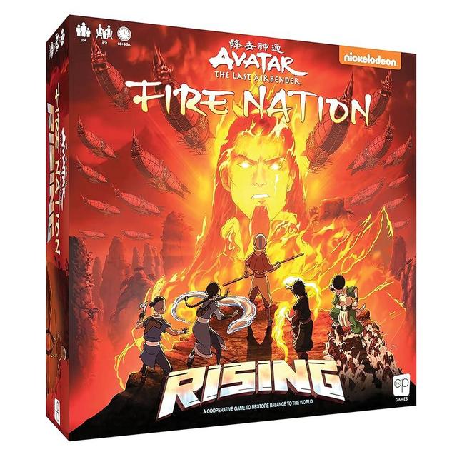 Avatar The Last Airbender: Fire Nation Rising | Cooperative Board Game | Featuring Aang, Katara, Sokka, Toph, Zuko, and Lord Ozai | Officially-Licensed Avatar Merchandise