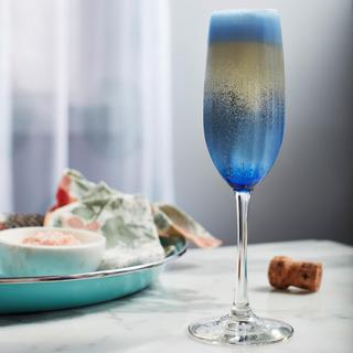 Vina Colored Champagne Flute, Set of 6