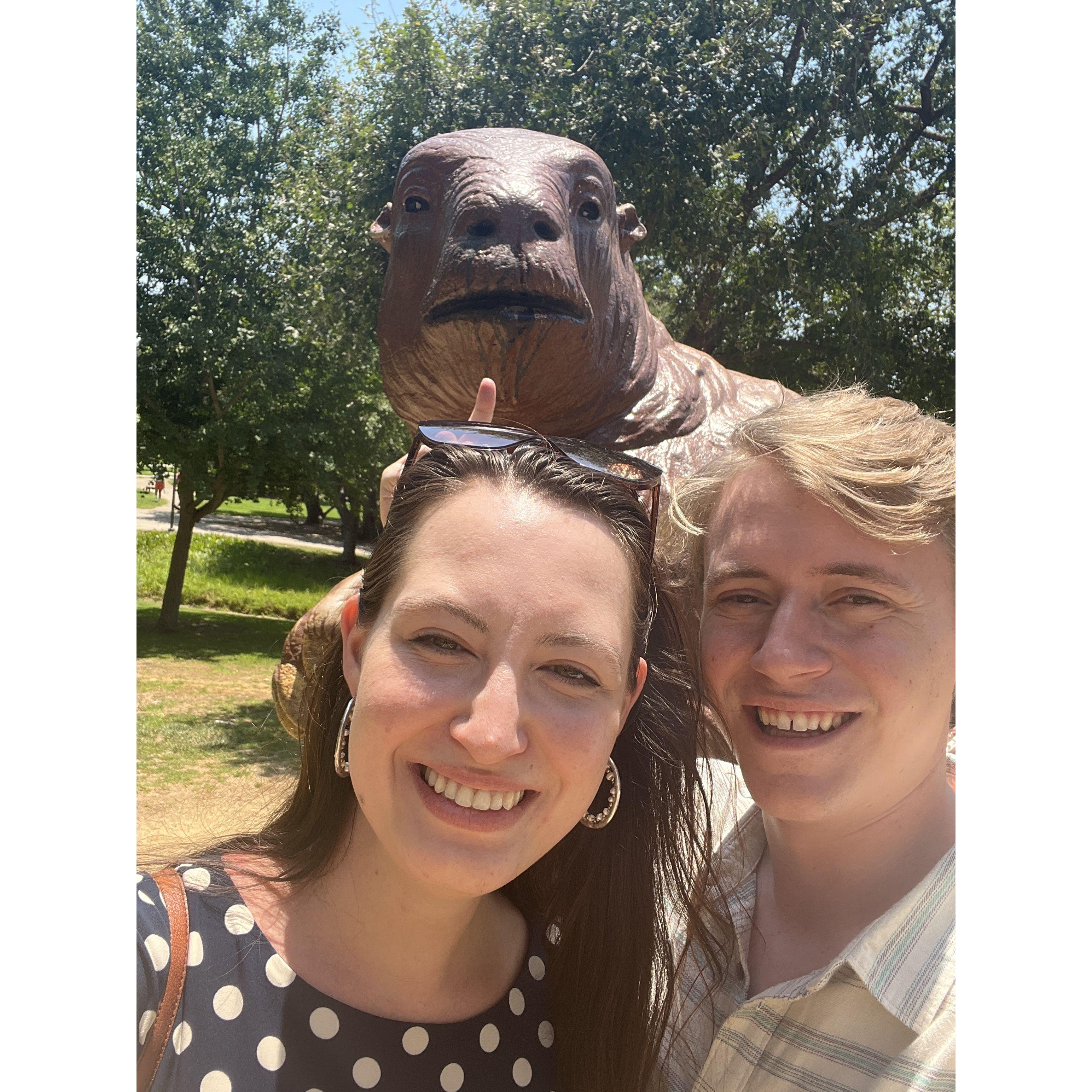La Brea Tar Pits Giant Sloth Statue
