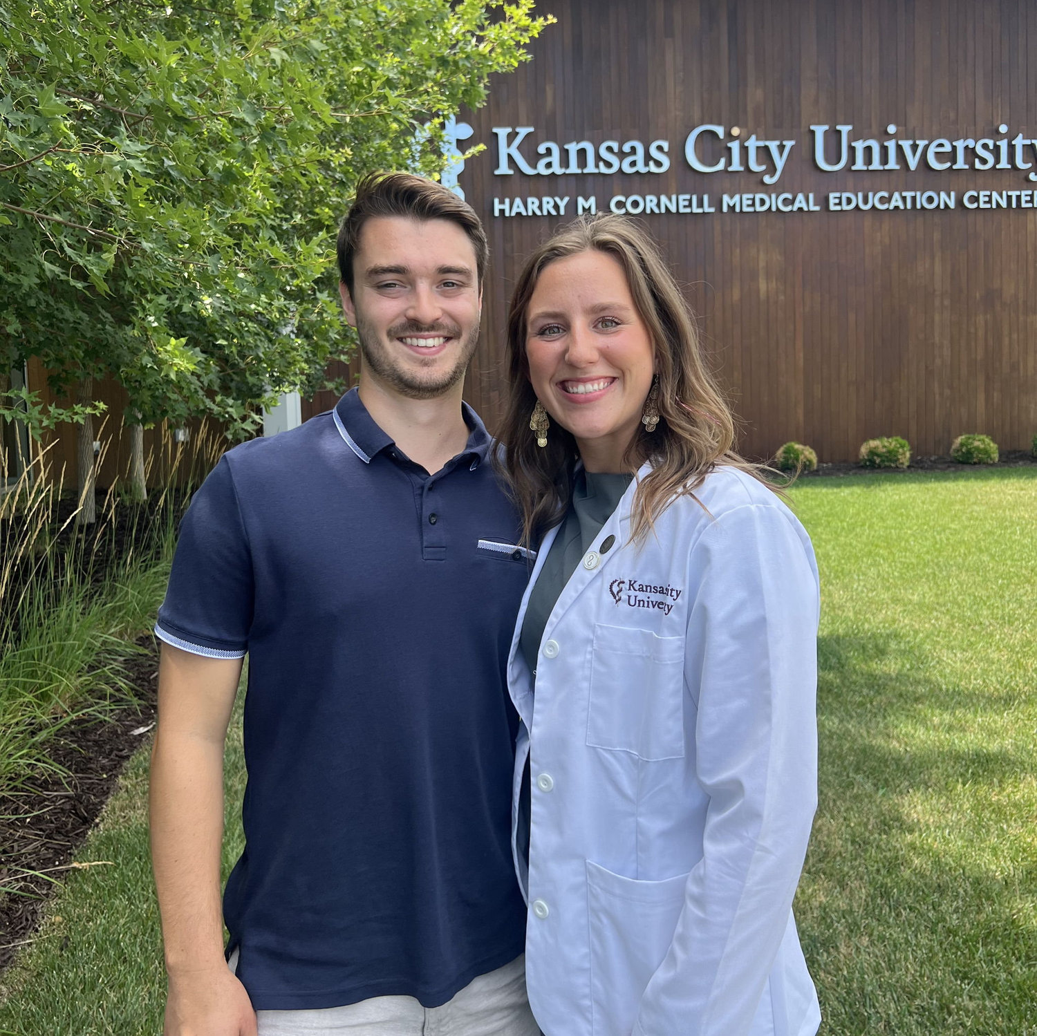 Shelby's white coat ceremony!