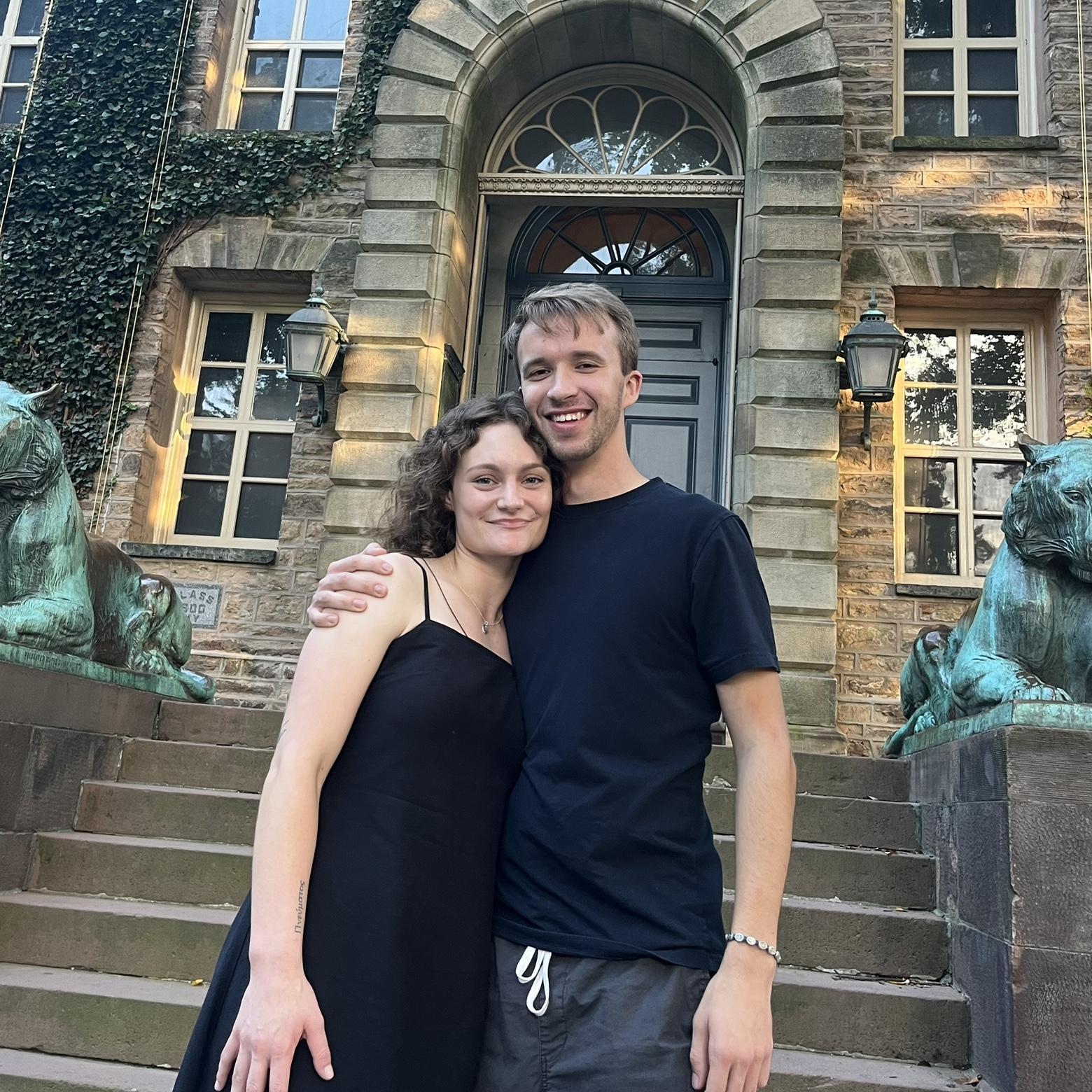 Here we are on a visit to friends Juan and Allison at Princeton