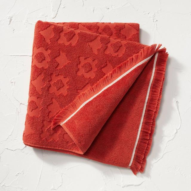 Firenze Bath Towel Orange - Opalhouse™ designed with Jungalow™