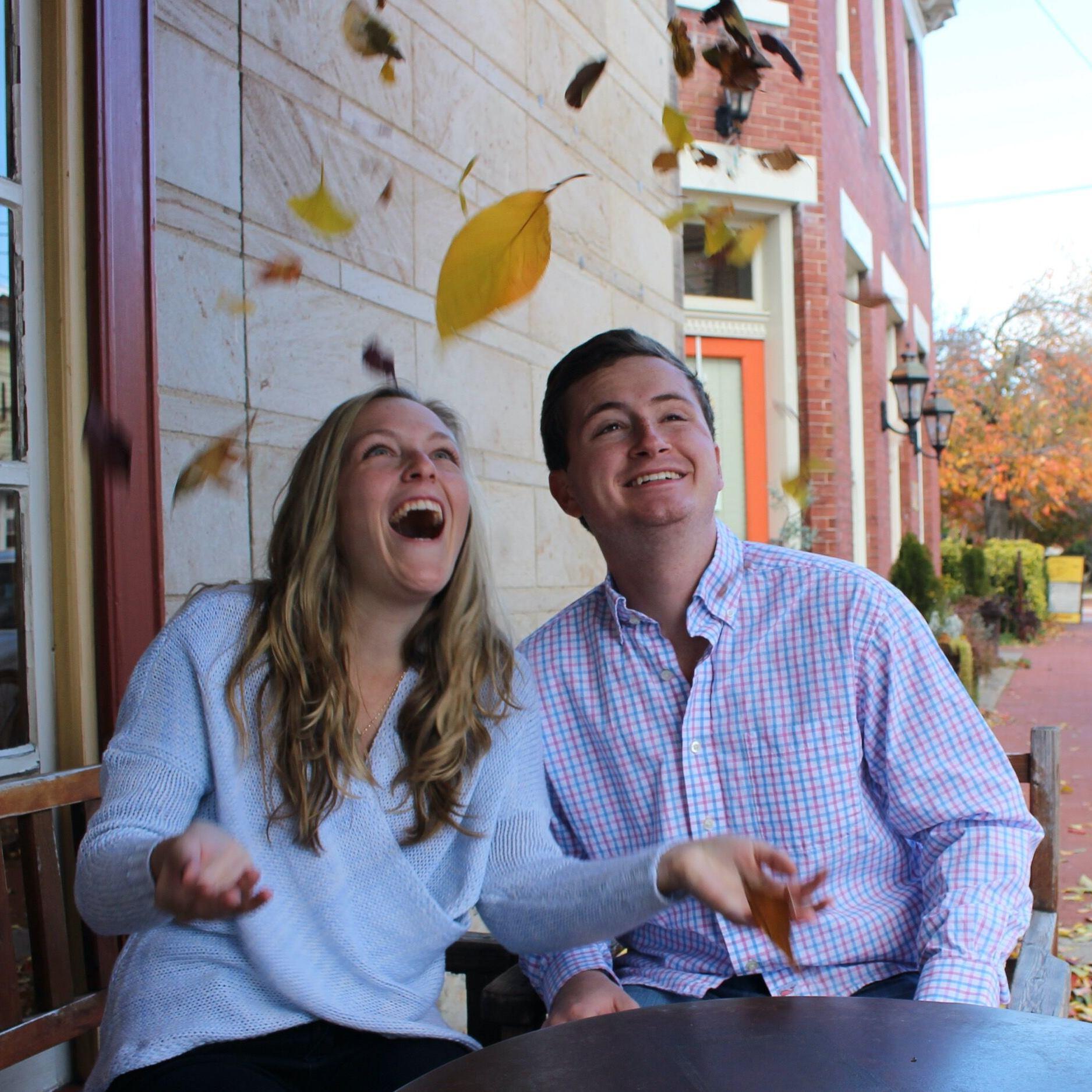 11/2016 @ Downtown Fredericksburg. Our friends Brie & Michael were our photographers :)