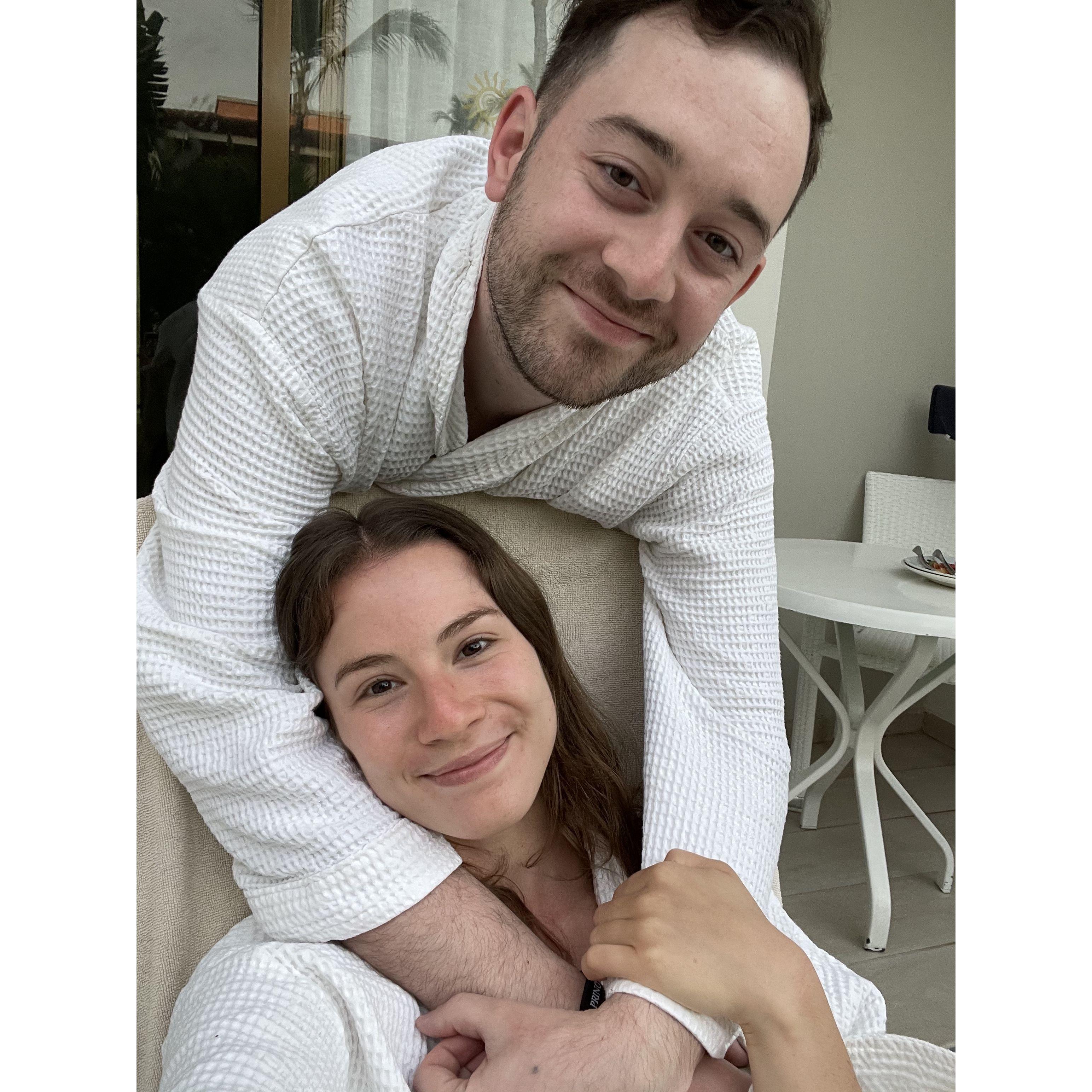 appreciators of a hotel robe