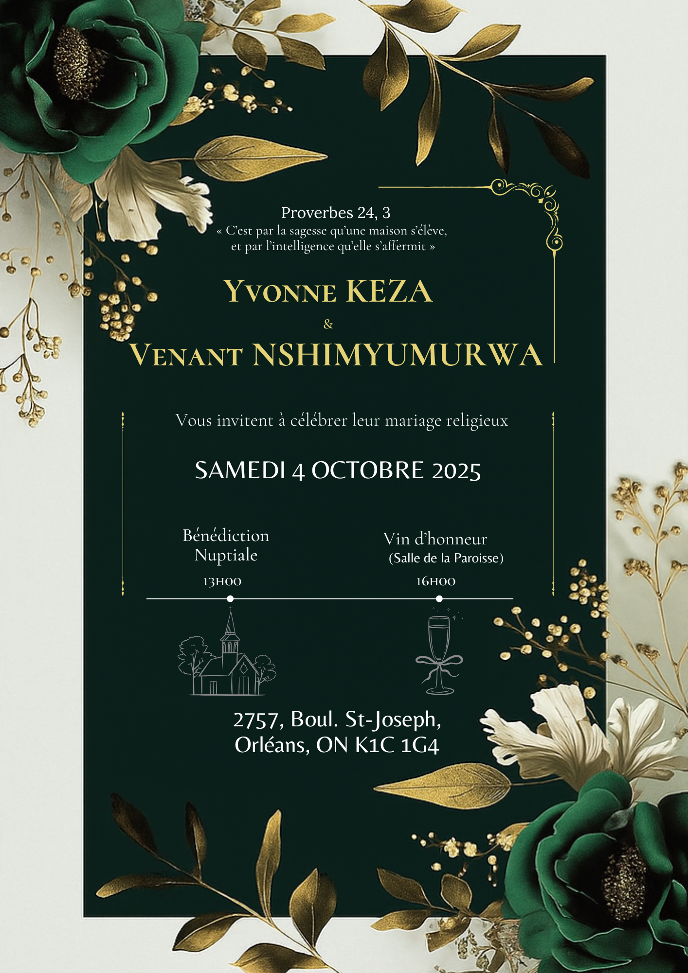 The Wedding Website of Venant Nshimyumurwa and Yvonne Keza