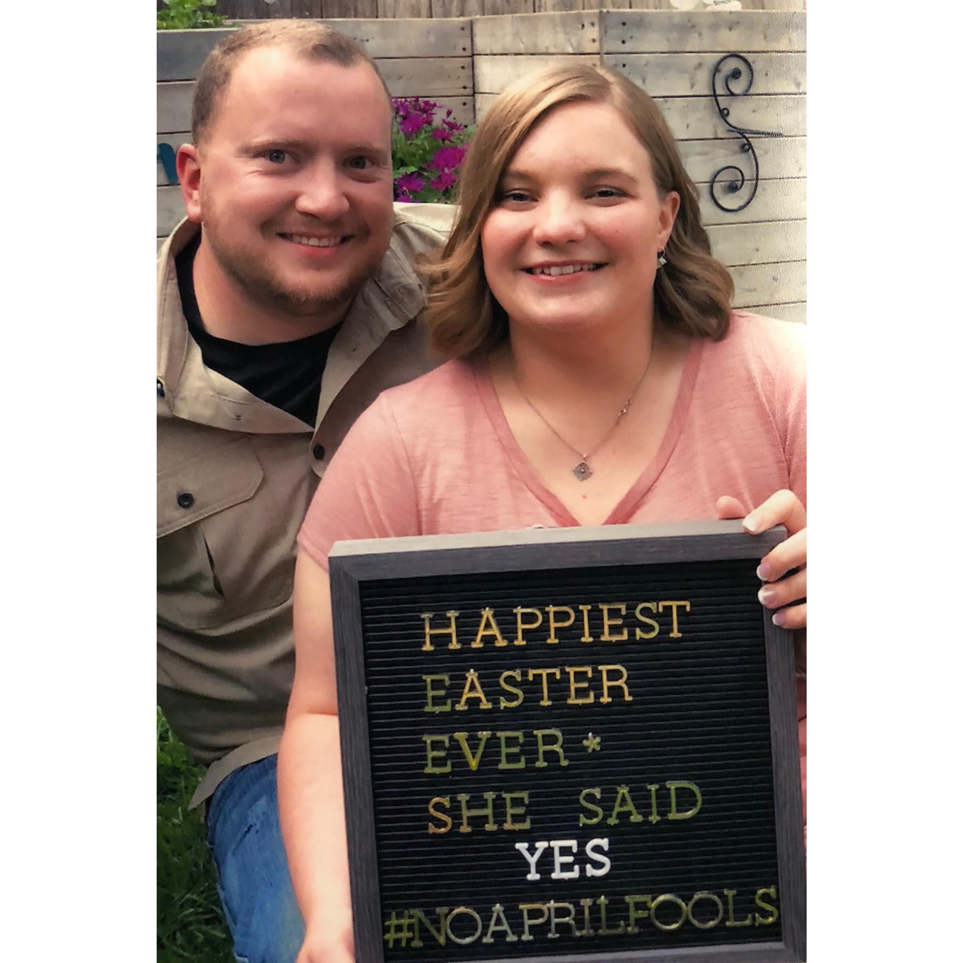 She said yes.