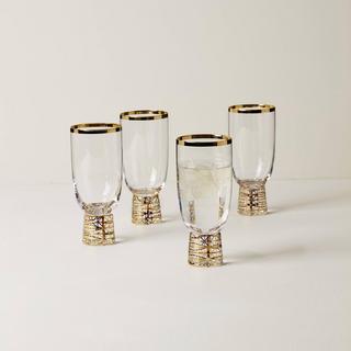 Tuscany Classics Gold Frost All-Purpose Glass, Set of 4