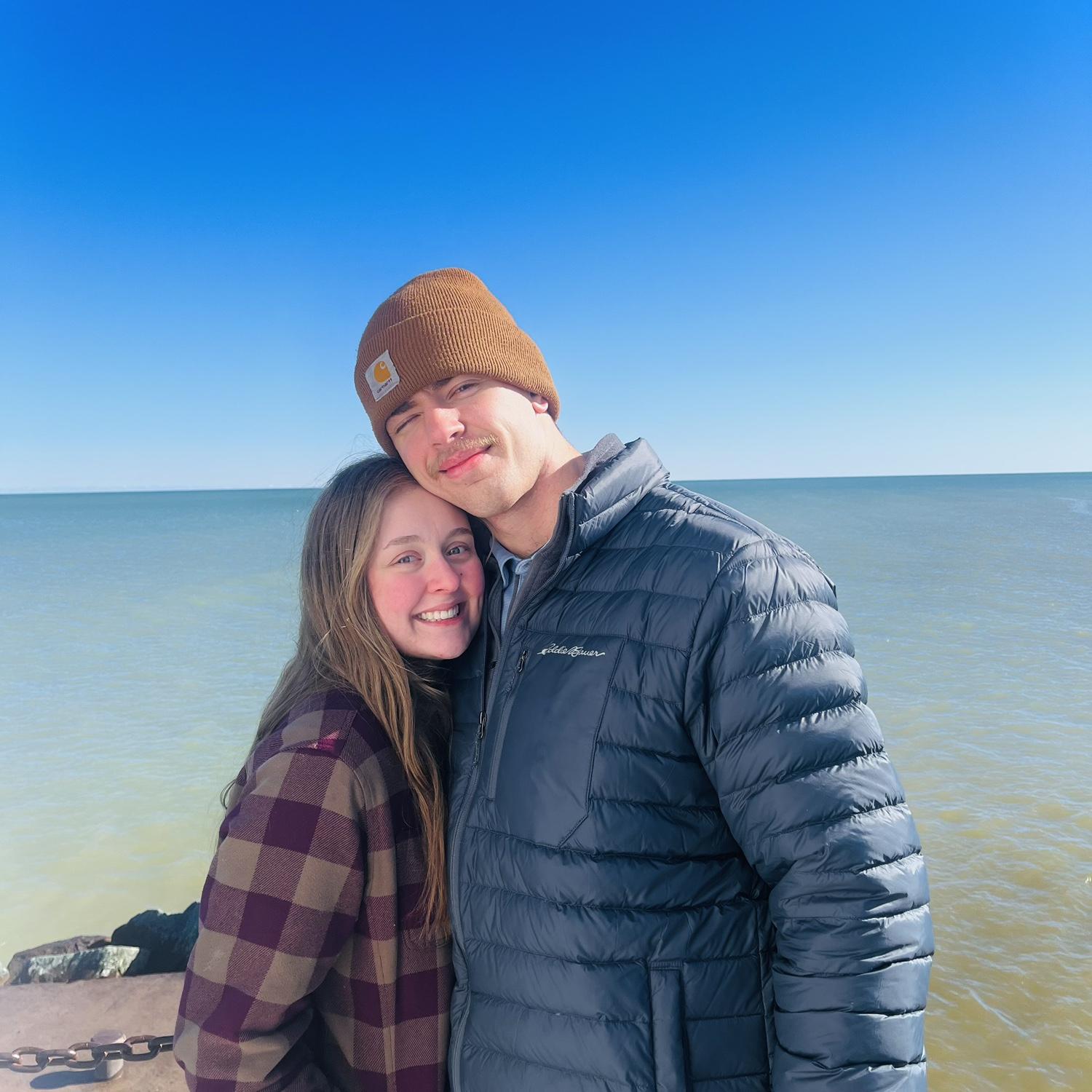 At the Lighthouse in Manitowoc