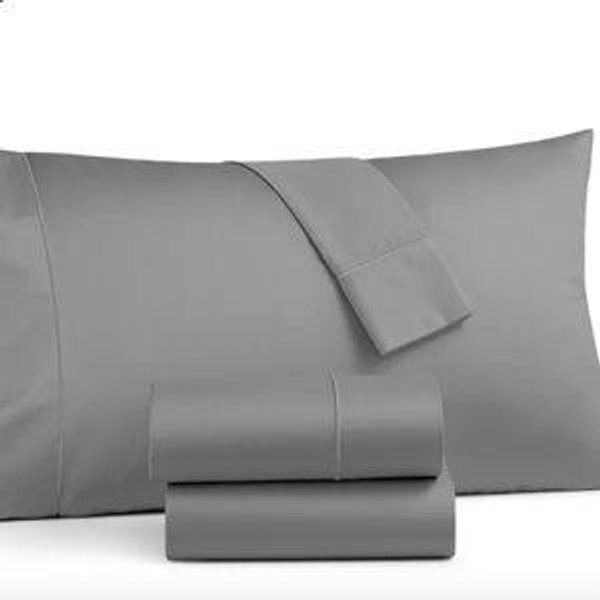 Charter Club Sleep Luxe 800 Thread Count 100% Cotton Sheet Sets, Charcoal - Macy's