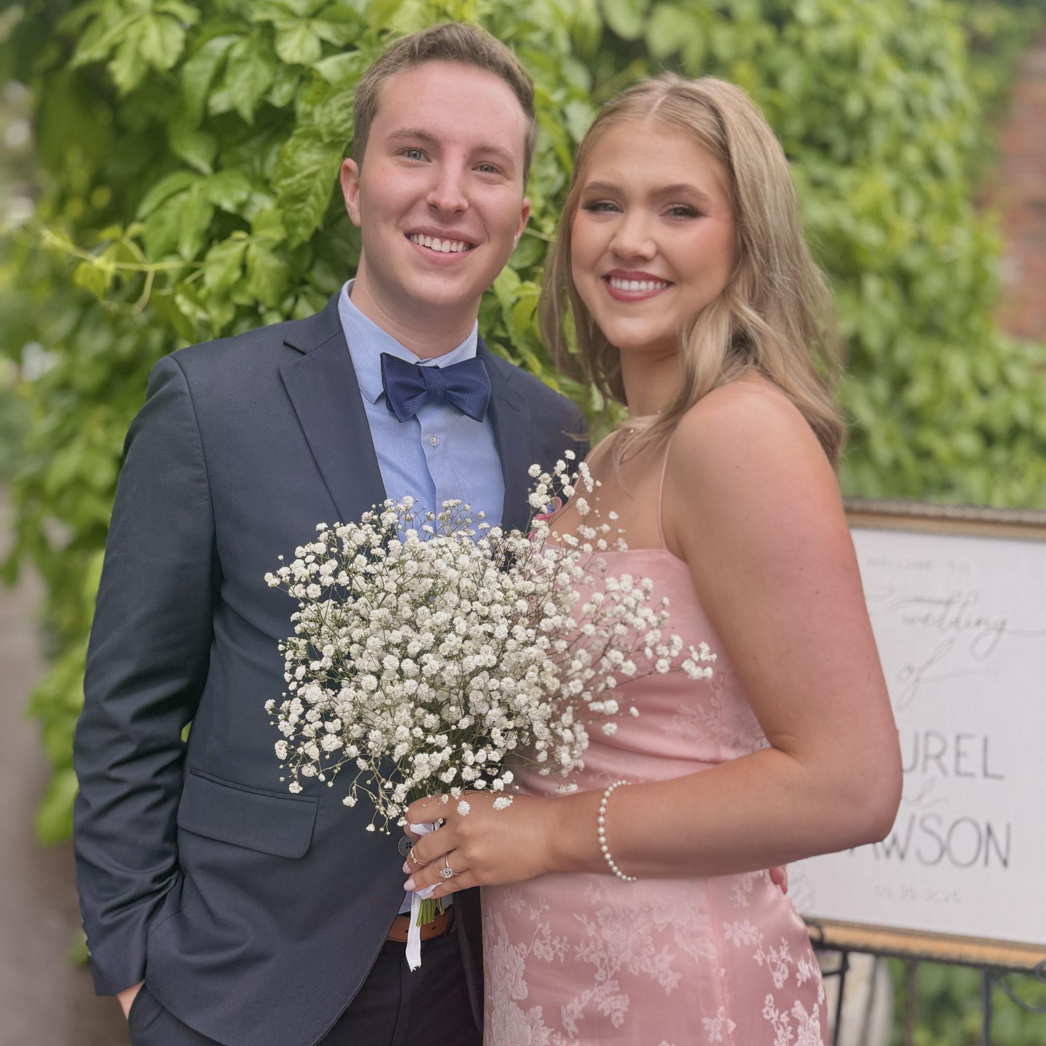 At Paige's friend, Laurel, and Dawson's beautiful wedding!