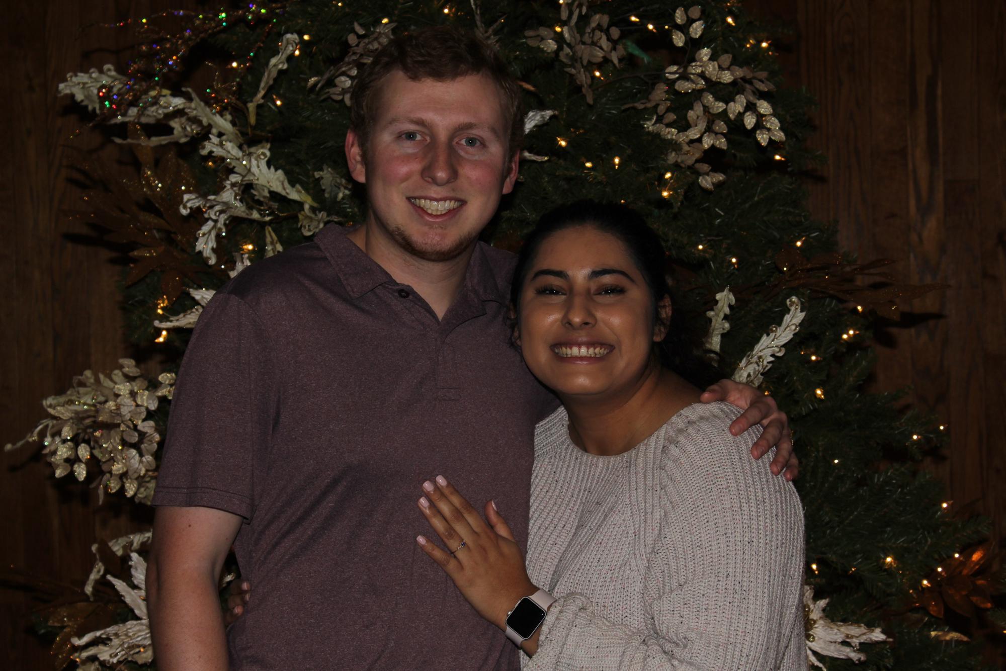 Christmas Eve church service as a newly engaged couple! (2019)