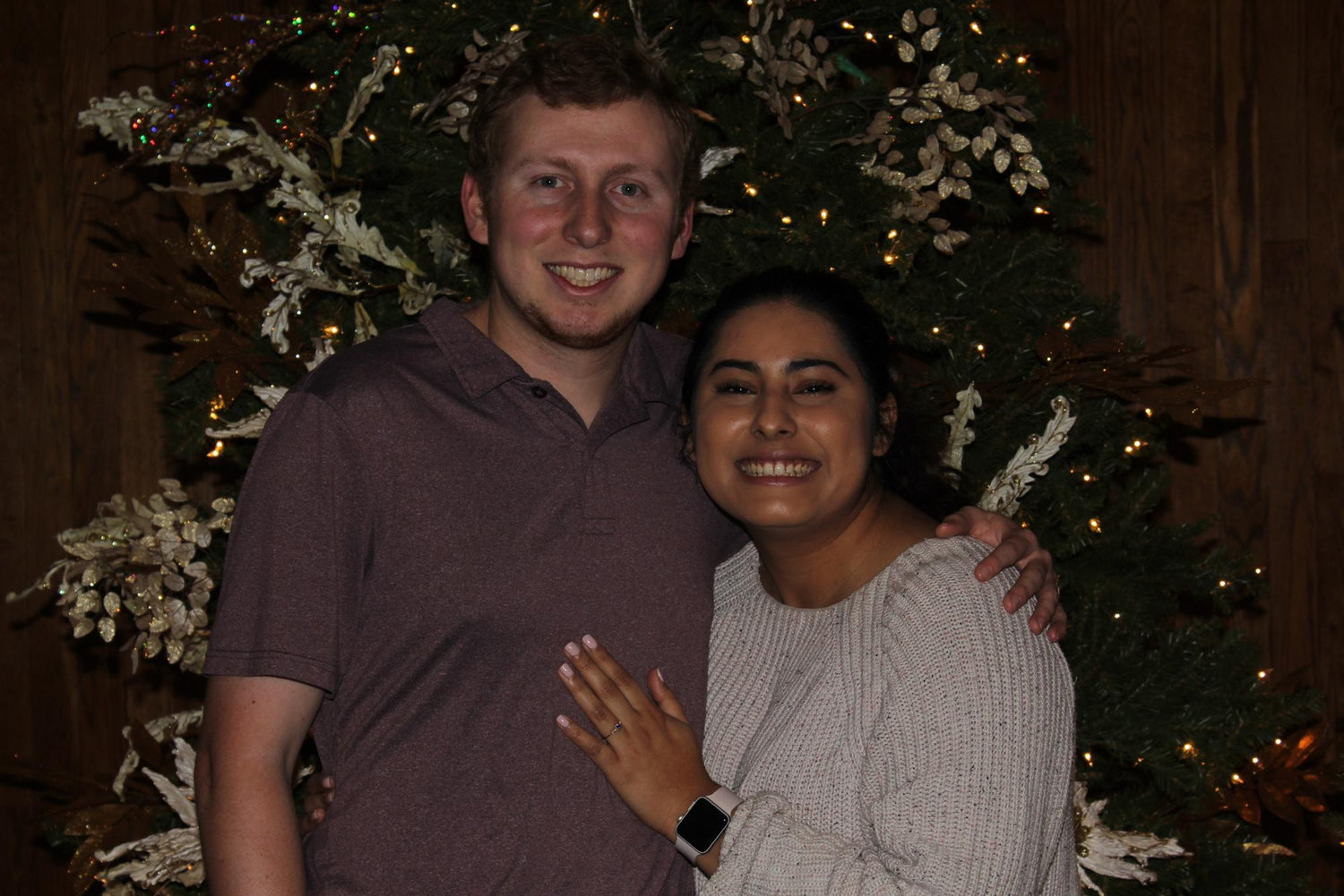 Christmas Eve church service as a newly engaged couple! (2019)